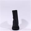 Miss Elastic Hilary Platform Ankle Boot - Black Suede